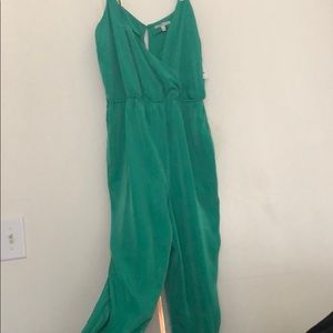 Green jumpsuit